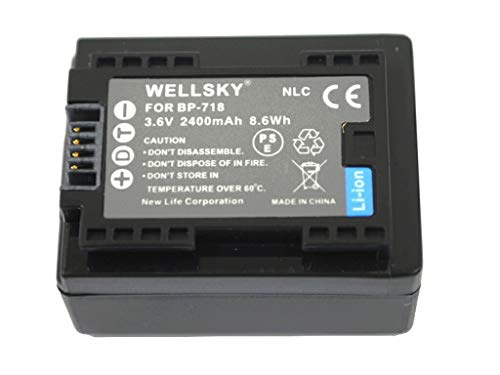 Amazon | WELLSKY BP-718 BP-709 互換バッテリー [ 純正品と同じ